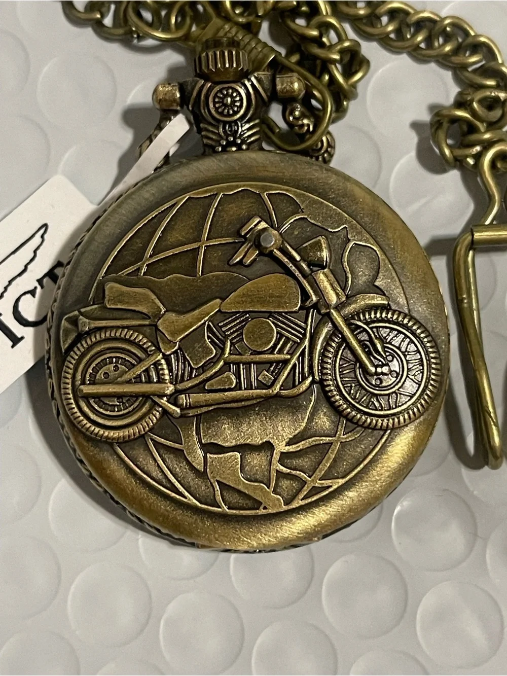 Invicta Vintage Road Warrior Pocket Watch - 47mm. Bronze (49002) new